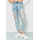 Джинсы женские MOM, цвет голубой, 164R5570