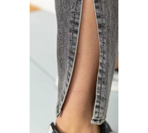 Джинсы женские MOM, цвет серый, 164R413