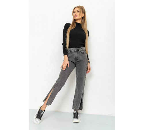 Джинсы женские MOM, цвет серый, 164R413