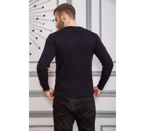 Свитер мужской, цвет темно-синий, 161R804