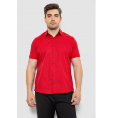 Рубашка мужская с принтом, цвет красный, 214R7338