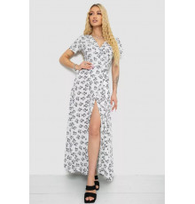 Сарафан  принтом, колір біло-чорний, 241R174