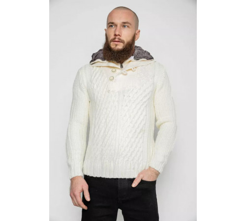 Светр чоловічий, колір білий, 214R10331