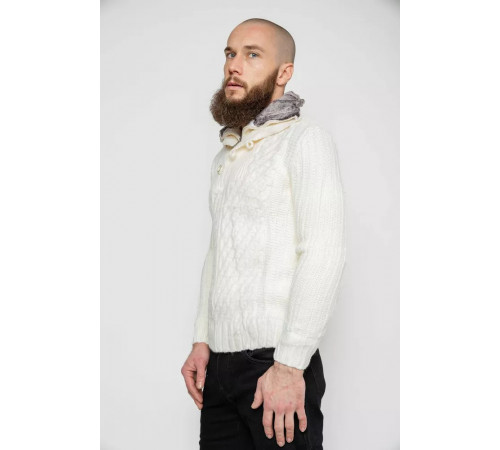 Светр чоловічий, колір білий, 214R10331
