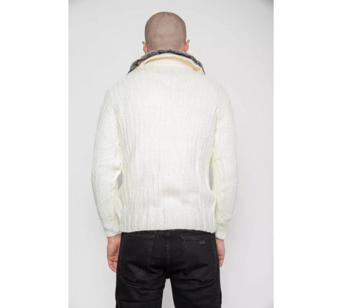 Светр чоловічий, колір білий, 214R10331