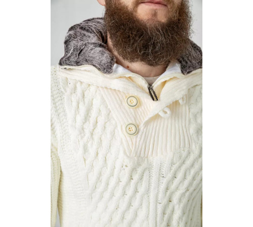 Светр чоловічий, колір білий, 214R10331