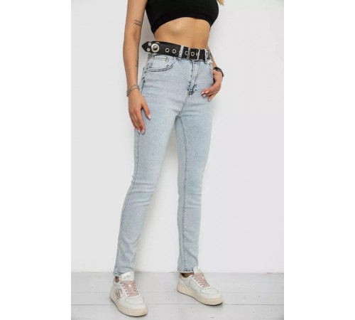 Джинси жіночі Skinny Американки, колір блакитний, 182R00659 Джинси жіночі Skinny Американки, колір блакитний, 182R00659
