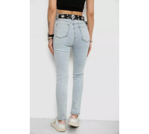 Джинси жіночі Skinny Американки, колір блакитний, 182R00659 Джинси жіночі Skinny Американки, колір блакитний, 182R00659