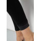Демисезонные лосины одношовные, цвет черный, 139RF211-5.