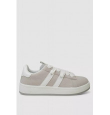 Кросівки жіночі замша, колір сіро-білий, 248RJH800-9