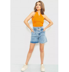 Майка-топ жіноча укорочена, колір помаранчевий, 204R010