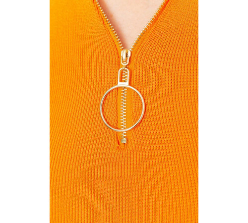 Майка-топ жіноча укорочена, колір помаранчевий, 204R010