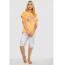 Піжама жіноча, колір помаранчевий, 243R50583