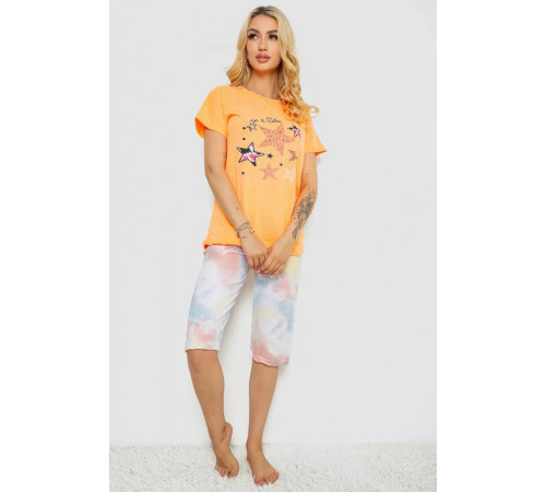 Женская пижама, цвет оранжевый, 243R50583