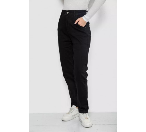 Джинси жіночі Mom's, колір чорний, 244R9016 Джинси жіночі Mom's, колір чорний, 244R9016