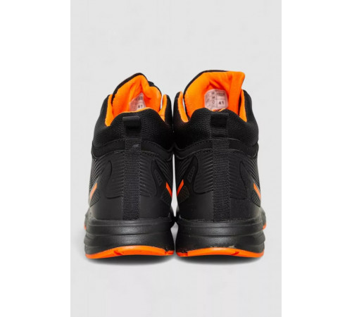 Ботинки мужские на меху 244R981, цвет черно-оранжевый, 244R1037