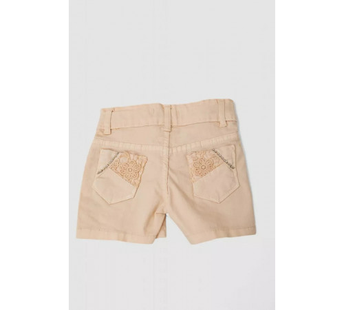 Шорти джинсові для дівчинки, колір бежевий, 247R10033