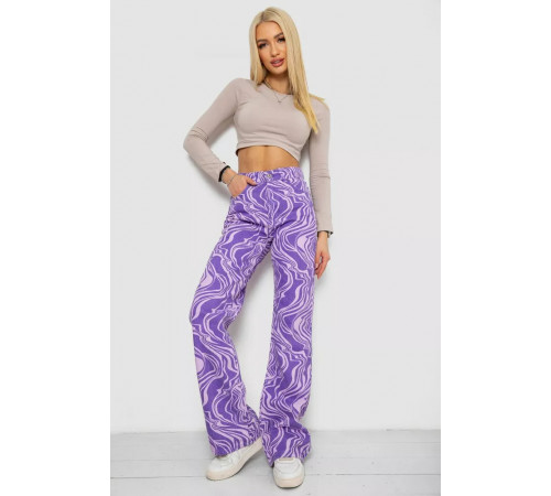 Джинси жіночі, колір бузковий, 250R1145