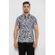 Сорочка чоловіча з короткими рукавами, колір сірий, 214R582