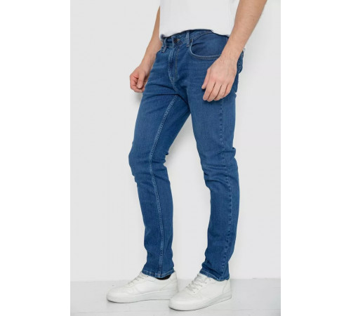 Джинси чоловічі однотонні, колір синій, 247R1085