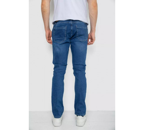 Джинси чоловічі однотонні, колір синій, 247R1085