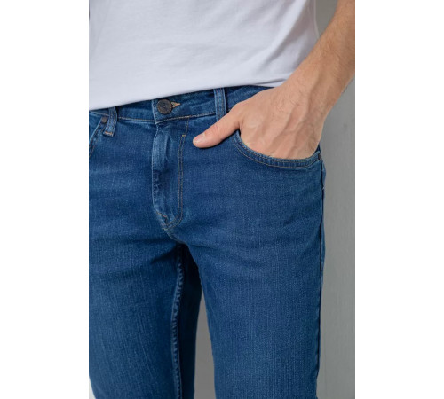 Джинси чоловічі однотонні, колір синій, 247R1085