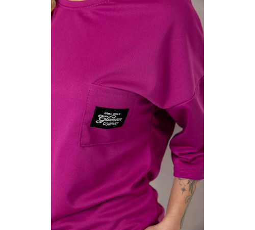 Костюм жіночий однотонний, колір фуксія, 238R116