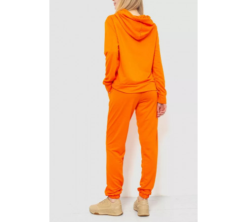 Спорт костюм жіночий двонитка, колір помаранчевий, 244R009
