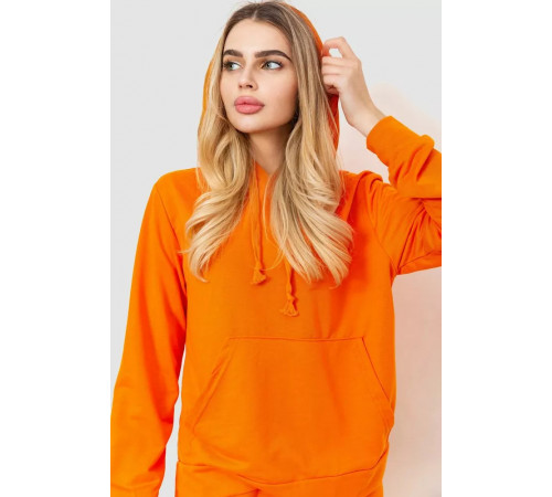 Спорт костюм жіночий двонитка, колір помаранчевий, 244R009