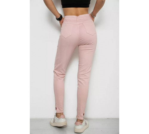 Джинси жіночі, колір пудровий, 182R1005