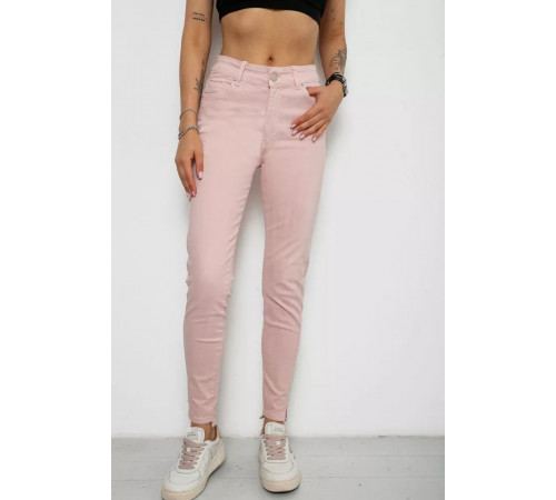 Джинси жіночі, колір пудровий, 182R1005