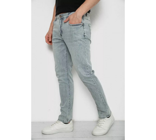 Джинси чоловічі прямі, колір сірий, 244R091220-1