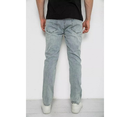 Джинси чоловічі прямі, колір сірий, 244R091220-1