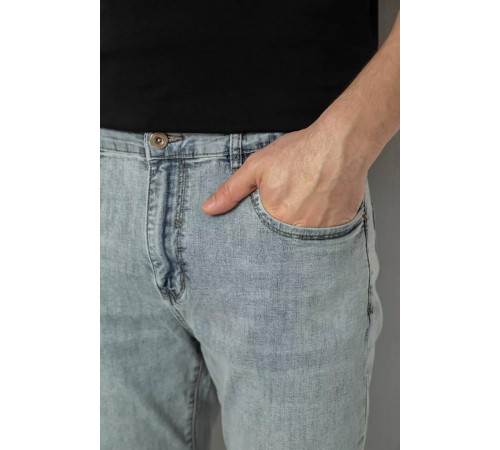 Джинси чоловічі прямі, колір сірий, 244R091220-1