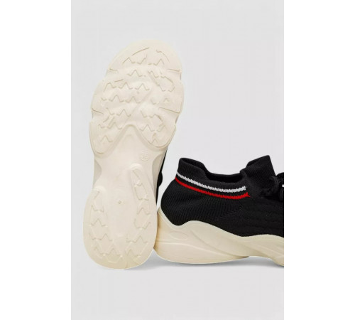 Кросівки жіночі текстильні, колір чорний, 244R382K