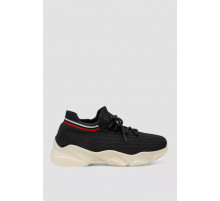 Кросівки жіночі текстильні, колір чорний, 244R382K