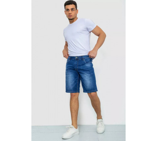 Джинсовые шорты мужские, цвет синий, 244R5A-078