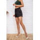Нарядные женские шорты, черного цвета, 131R88641.