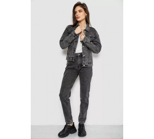 Куртка жіноча джинсова, колір сірий, 255RA2270