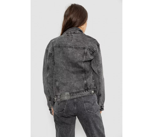 Куртка жіноча джинсова, колір сірий, 255RA2270