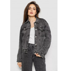 Куртка жіноча джинсова, колір сірий, 255RA2270