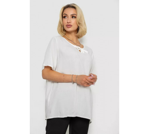 Блуза, цвет молочный, 244RM207