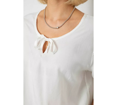 Блуза, цвет молочный, 244RM207