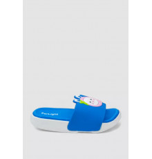 Шлепанцы детские девочек, цвет синий, 243R9003D-15