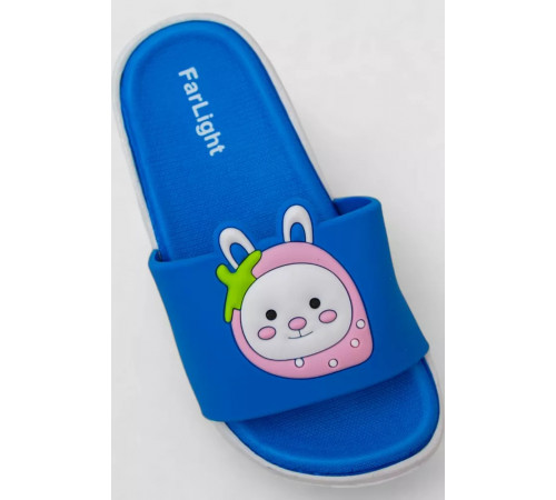 Шльопанці дитячі дівчаток, колір синій, 243R9003D-15
