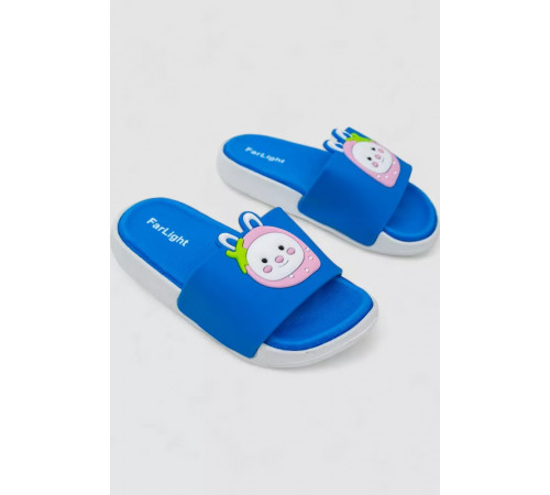Шльопанці дитячі дівчаток, колір синій, 243R9003D-15