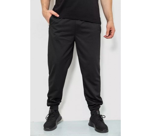 Спорт брюки мужские, цвет черный, 244R4779 Спорт брюки мужские, цвет черный, 244R4779