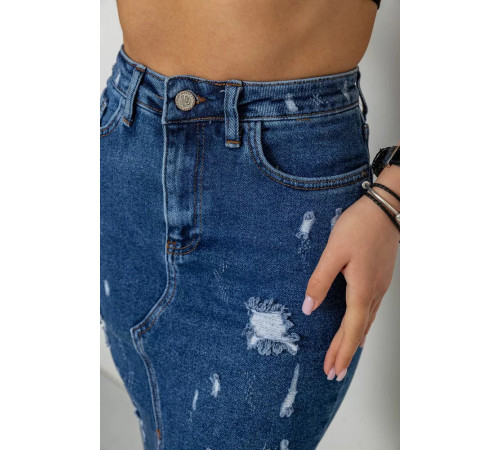 Спідниця жіноча джинсова, колір синій, 182R1862