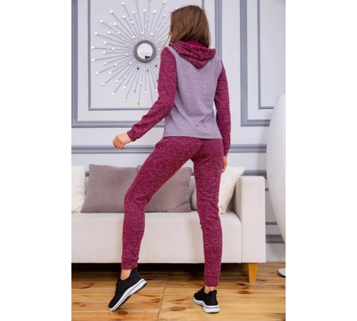 Женский костюм из ангоры, бордово-сиреневого цвета, 172R1258. Женский костюм из ангоры, бордово-сиреневого цвета, 172R1258.