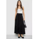 Спідниця оксамитова годе, колір чорний, 167R375-1